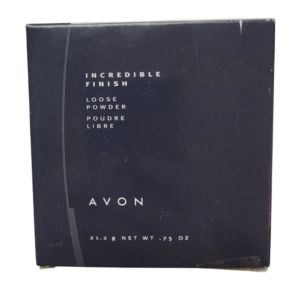 Avon Incredible Finish‎ Loose Powder Cappuccino Cream 0.75 oz